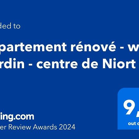 Appartement Renove - Wifi - Jardin - Centre De نيورْ المظهر الخارجي الصورة